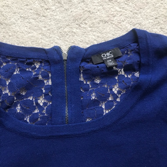 Chic by Jacob | sweater with lace - Picture 2 of 3